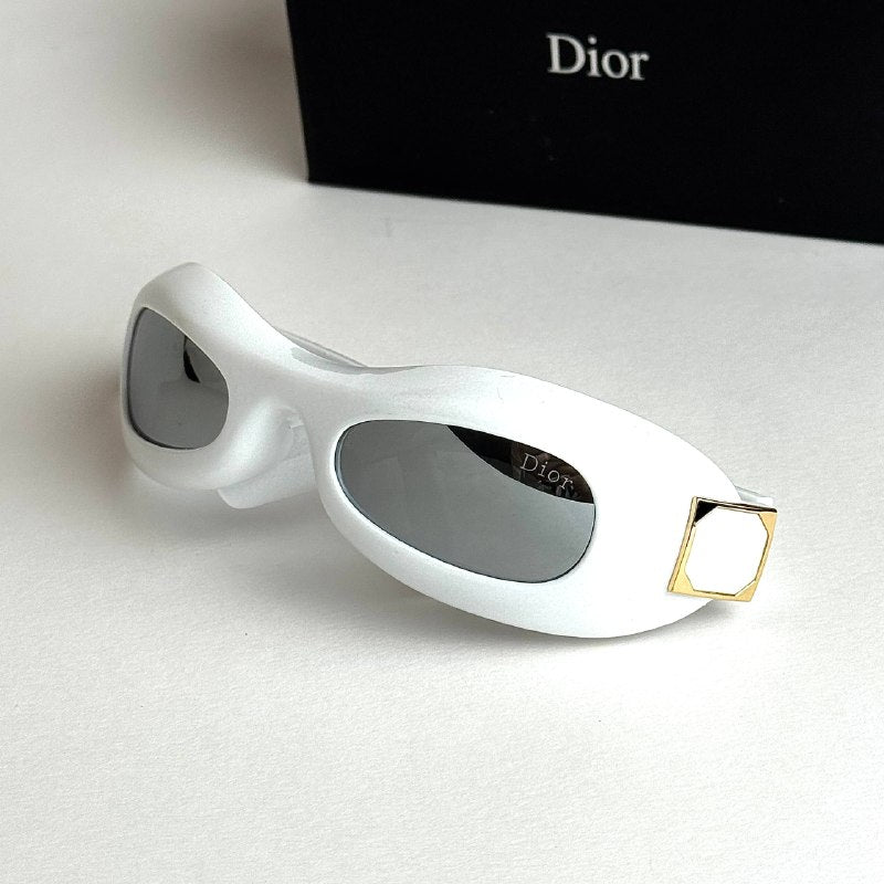 Dior Oblique Shield – White Mirror