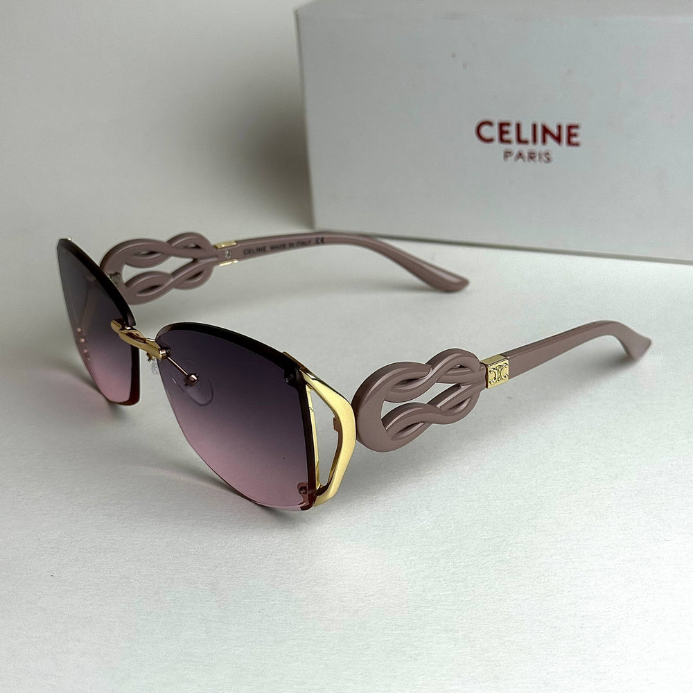 Celine Knot Shield – Pink Gradient
