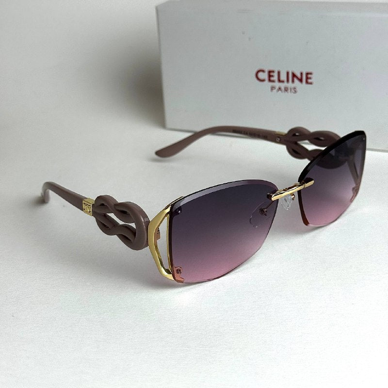 Celine Knot Shield – Pink Gradient