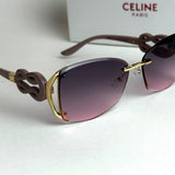 Celine Knot Shield – Pink Gradient
