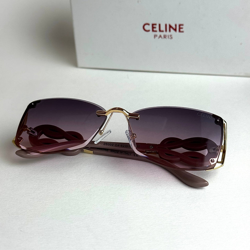 Celine Knot Shield – Pink Gradient