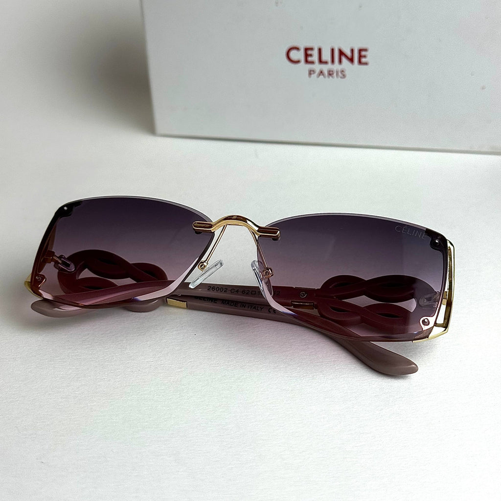 Celine Knot Shield – Pink Gradient