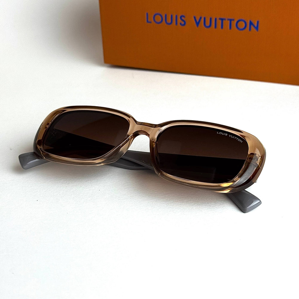 LV Monogram Rectangular – Transparent Brown