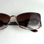 Celine Knot Shield – Chocolate Brown Gradient