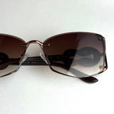 Celine Knot Shield – Chocolate Brown Gradient