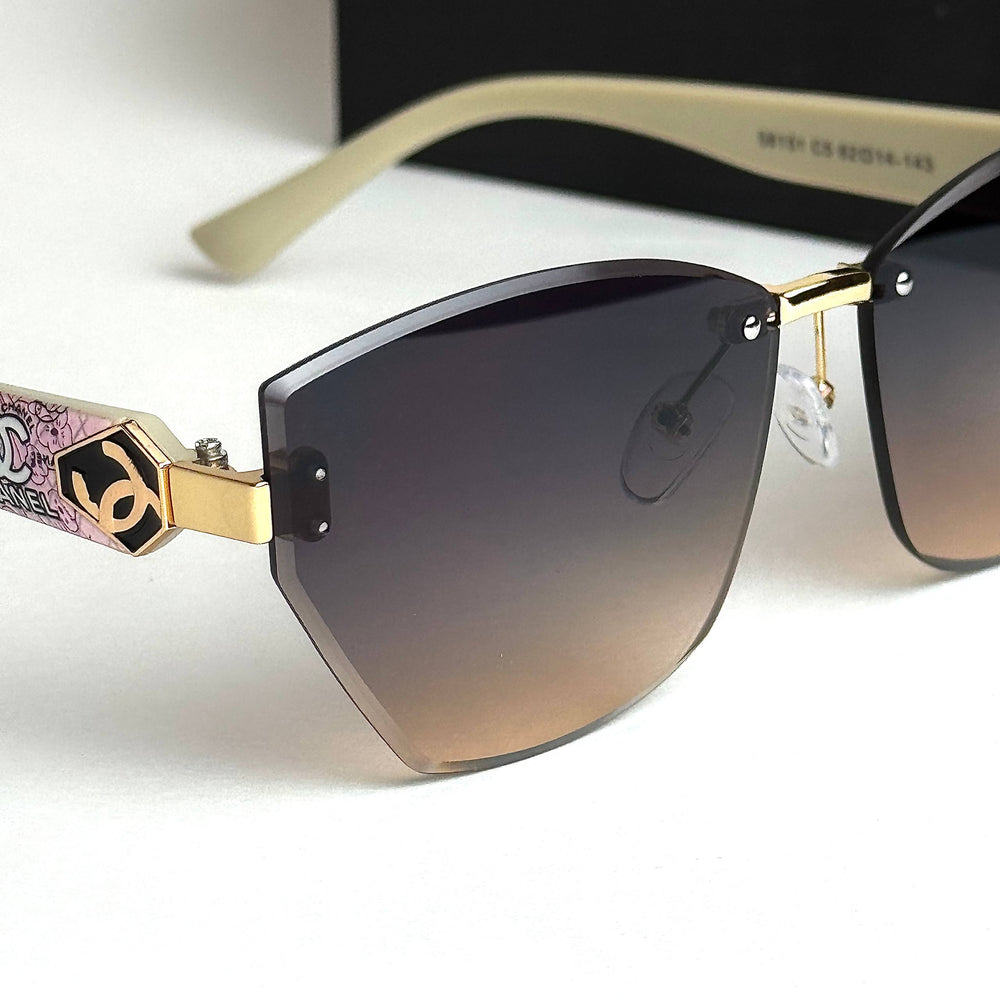 Chanel CC Sketch Cat-Eye – Beige Rose