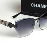 Chanel CC Sketch Cat-Eye – Black Violet Gradient