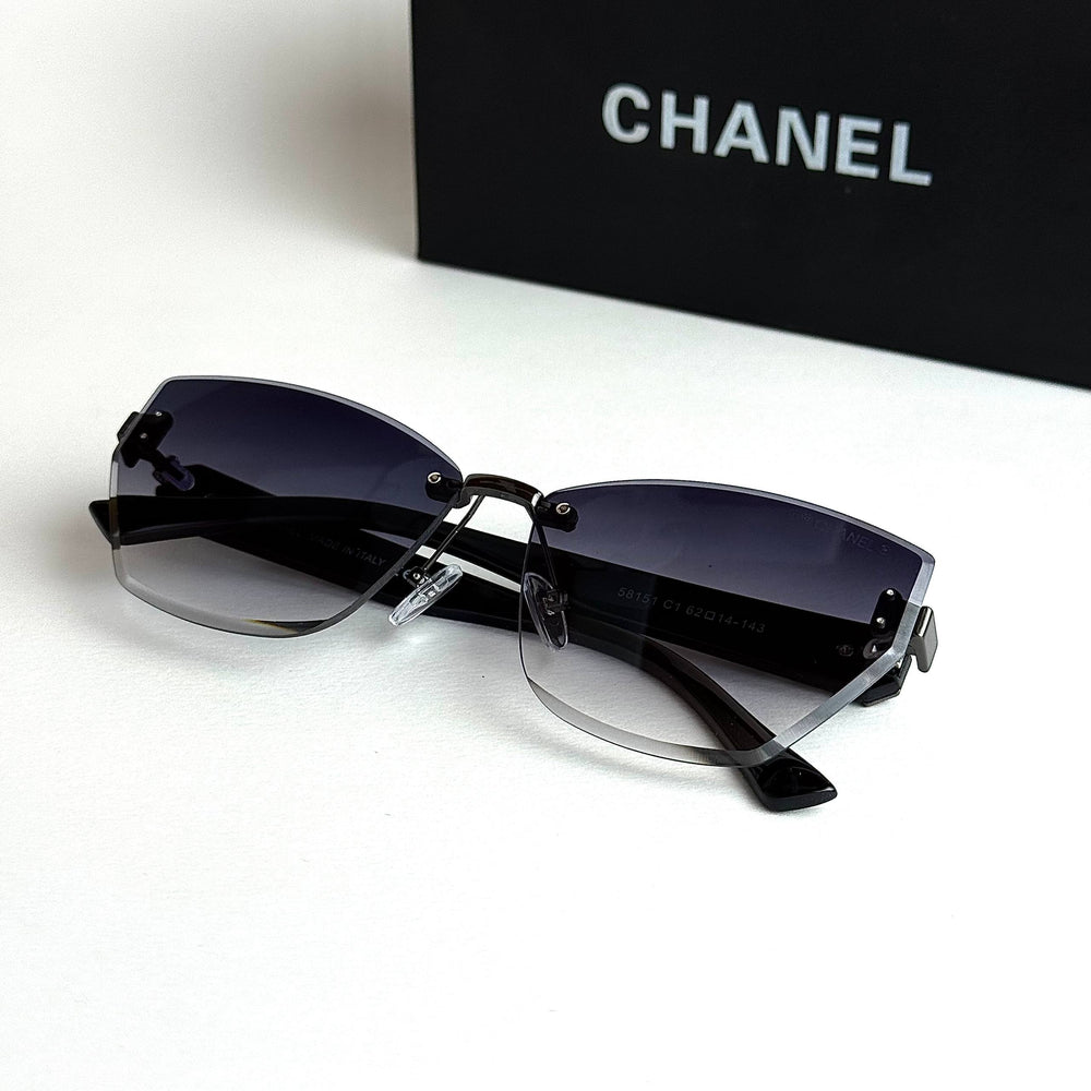 Chanel CC Sketch Cat-Eye – Black Violet Gradient
