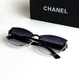 Chanel CC Sketch Cat-Eye – Black Violet Gradient