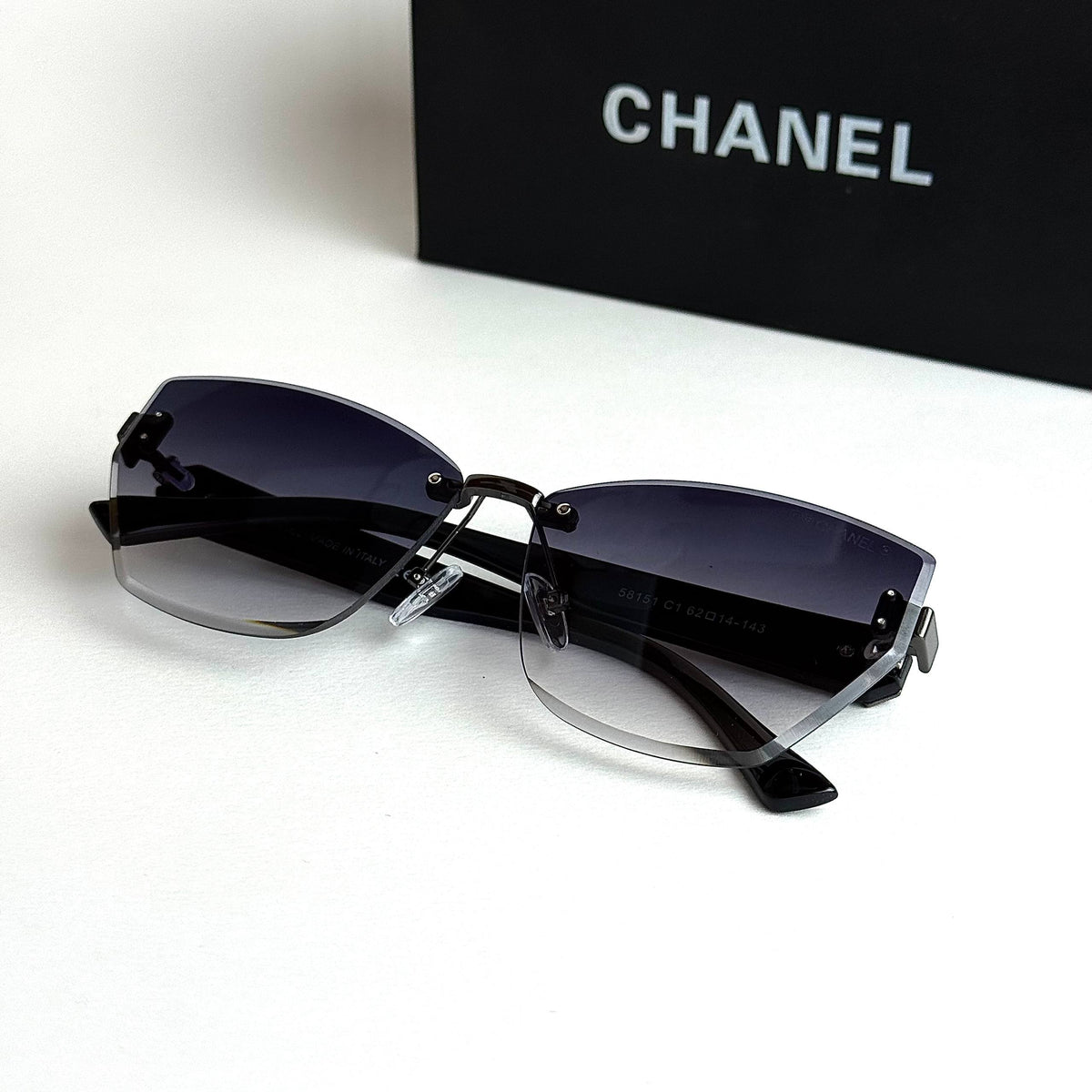 Chanel CC Sketch Cat-Eye – Black Violet Gradient