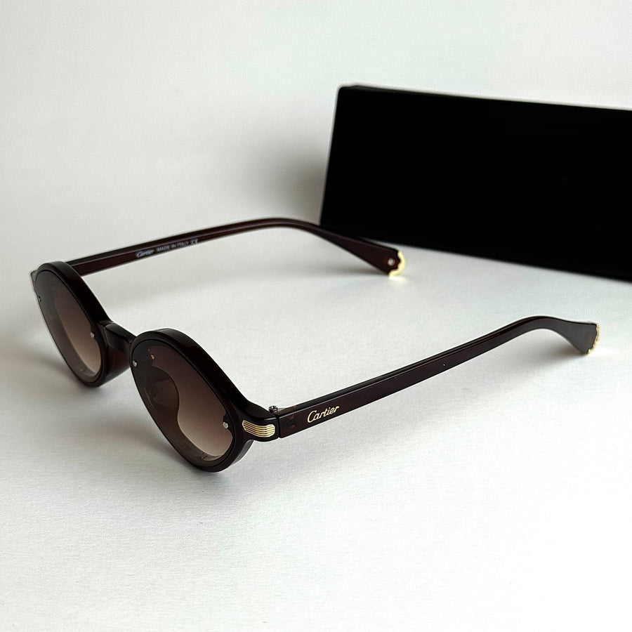 Cartier Oval - Brown