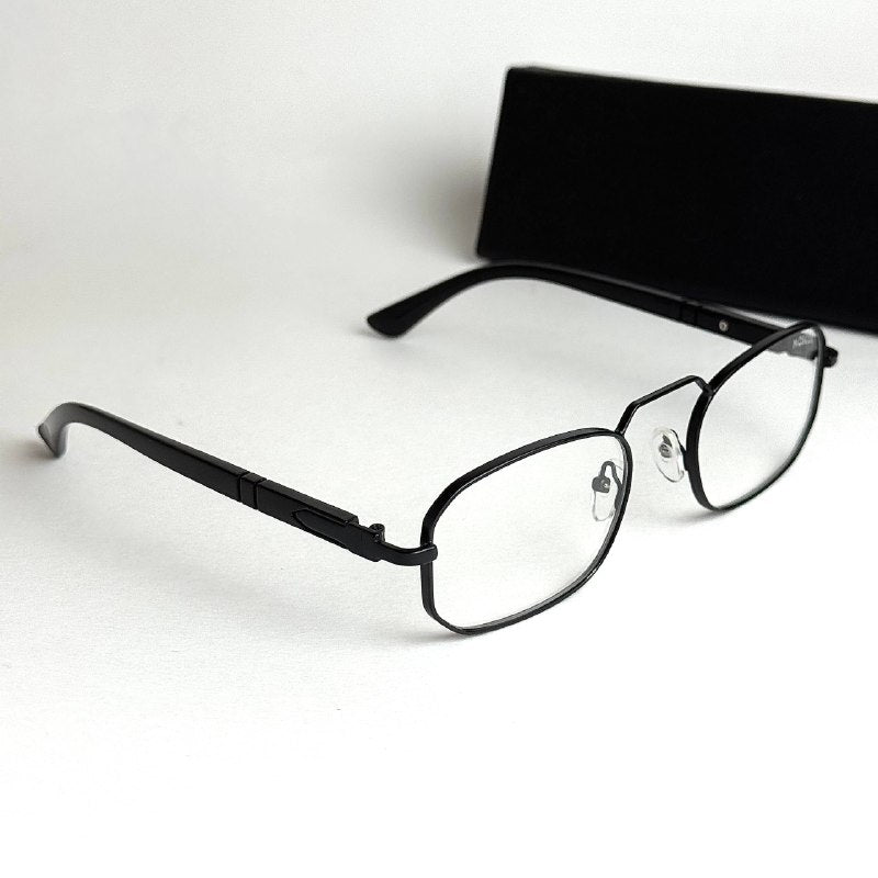 Moscot Rectangular – Black Transparent