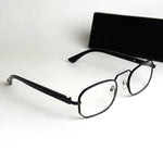 Moscot Rectangular – Black Transparent