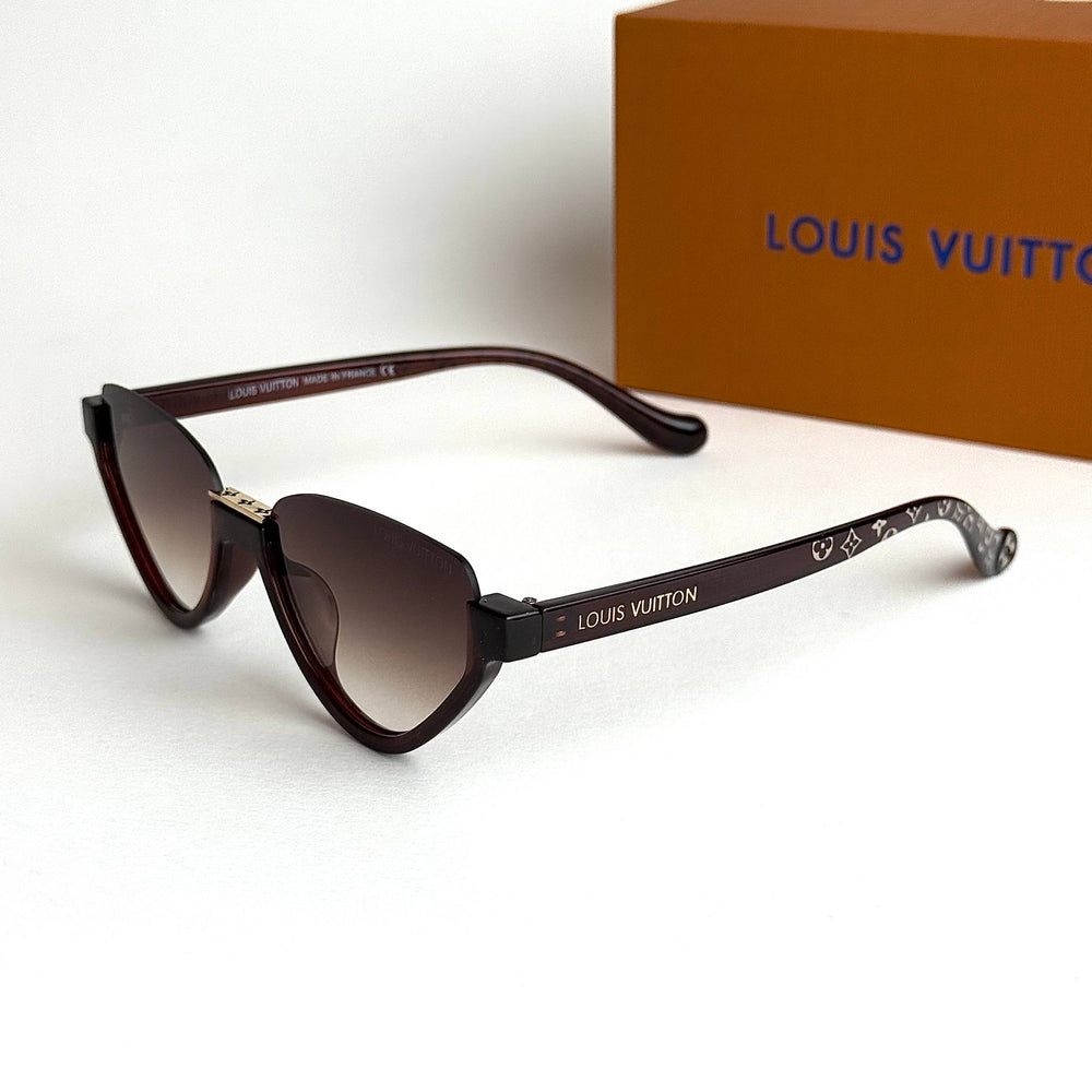 LV Monogram Cat Eye – Dark Brown Gradient