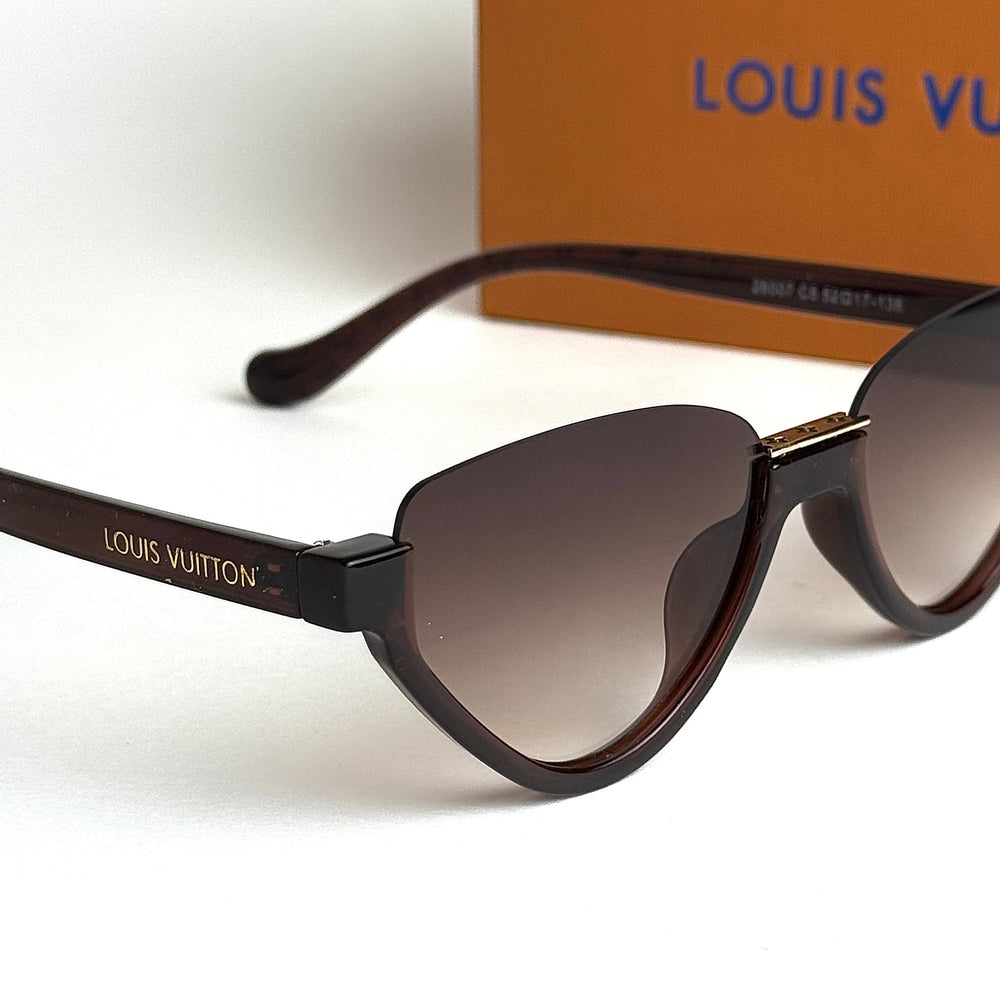LV Monogram Cat Eye – Dark Brown Gradient