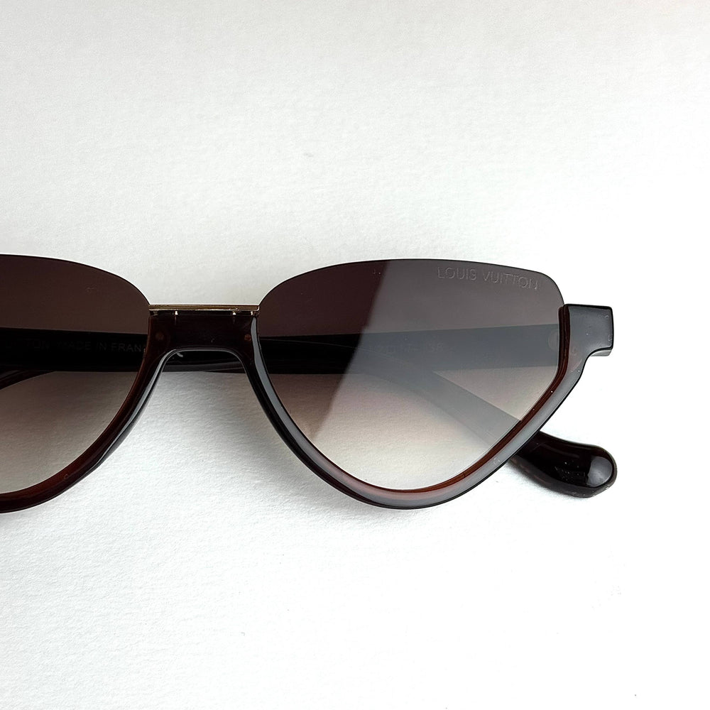 LV Monogram Cat Eye – Dark Brown Gradient
