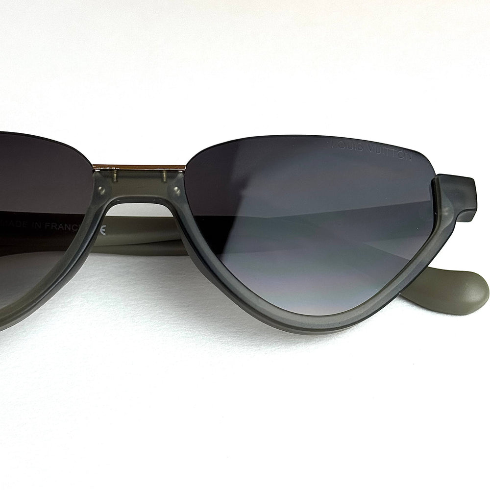 LV Monogram Cat Eye – Olive Grey Black