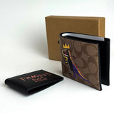 Coach Rexy Dinosaur Wallet - Black (2-in-1)