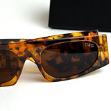 Dolce & Gabbana Shield Rectangular  – Tortoise / Brown
