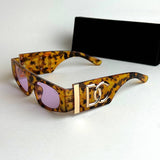 Dolce & Gabbana Shield Rectangular - Tortoise Pink