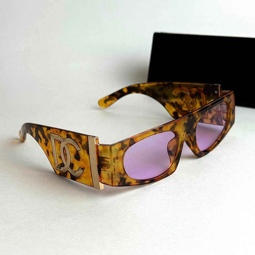 Dolce & Gabbana Shield Rectangular - Tortoise Pink