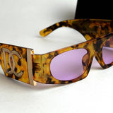 Dolce & Gabbana Shield Rectangular - Tortoise Pink