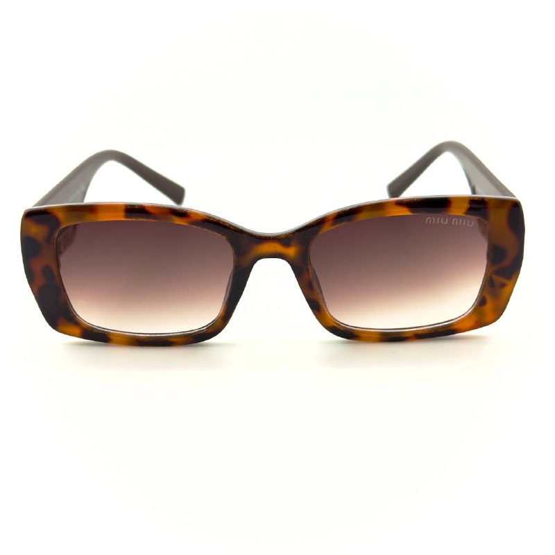 Miu Miu Oversized - Brown Tortoise