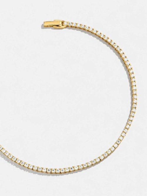 Premium Tennis Bracelet | Gold-Tone Setting, Brilliant Round-Cut Diamonds