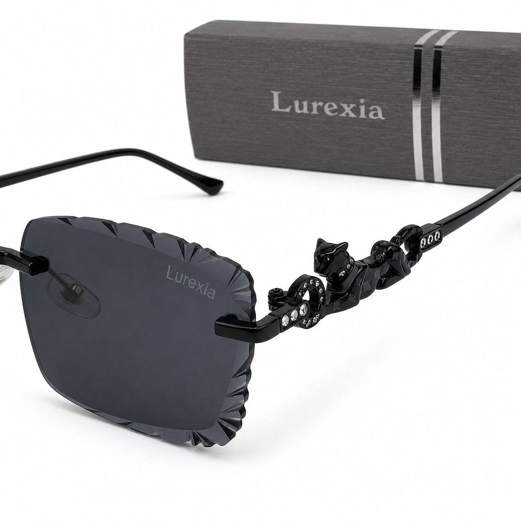 Lurexia Rimless Panther - Full Black