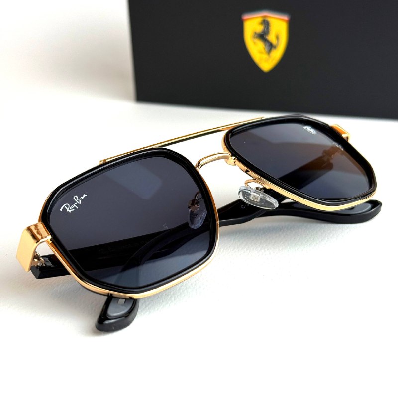 Ray-Ban Ferrari RB3658M – Gold / Black