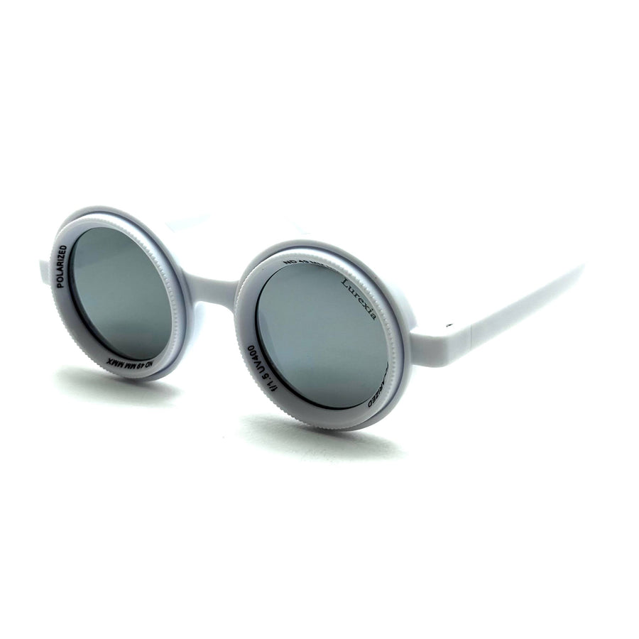 Lurexia Adjustable Sunglasses – White Mirror Polarized