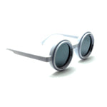 Lurexia Adjustable Sunglasses – White Mirror Polarized