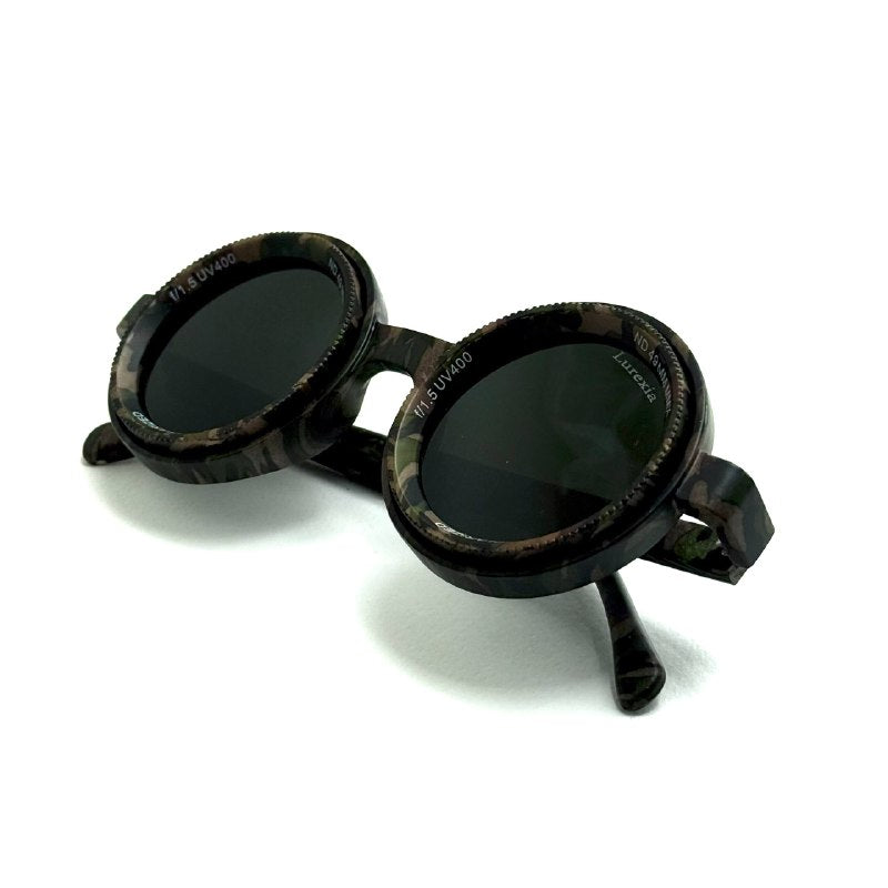 Lurexia Adjustable Rotating 360 Sunglasses – Military Camo Polarized
