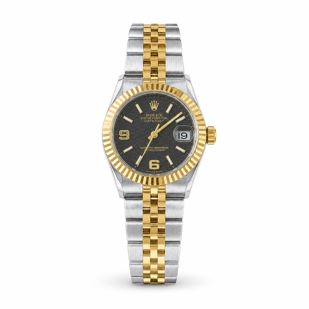 Rolex Datejust – Two-Tone Black (For Her)