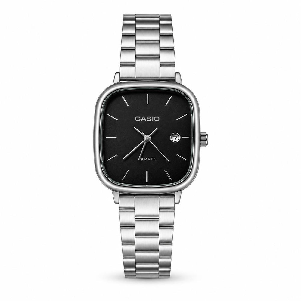 Casio Quartz – Black Silver