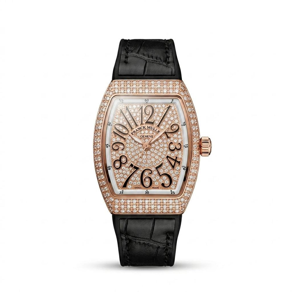 Franck Muller Geneve – Rose Gold Black Diamond