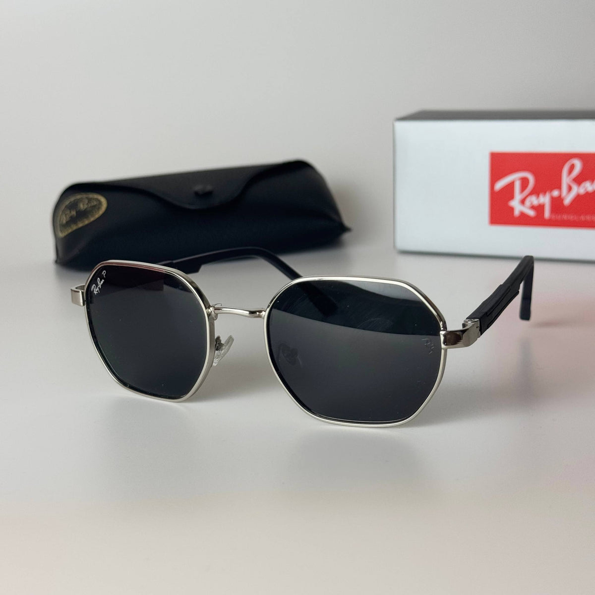 Ray-Ban Geometric – Silver Black