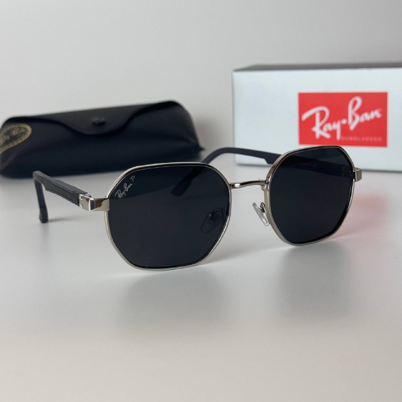 Ray-Ban Geometric – Silver Black