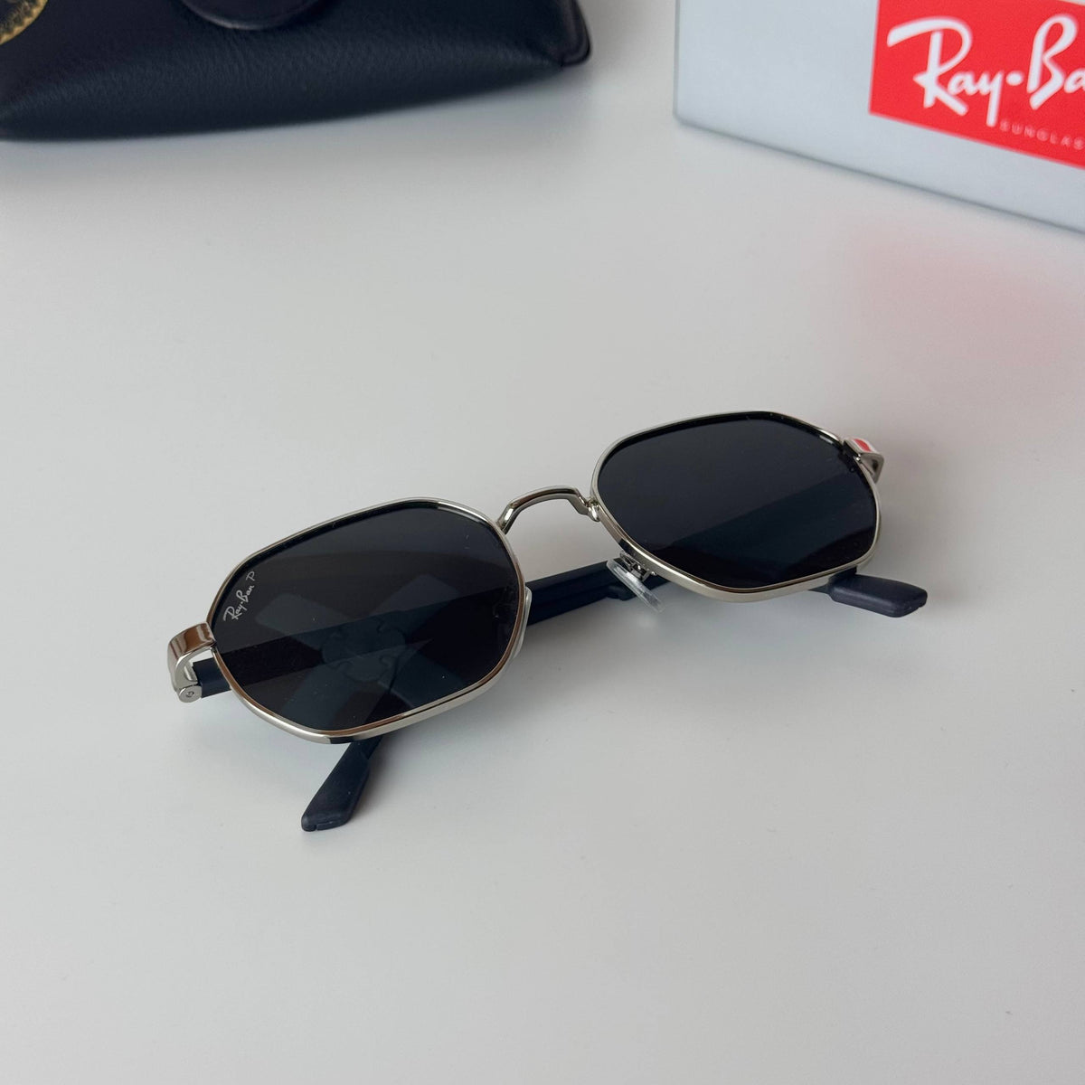 Ray-Ban Geometric – Silver Black