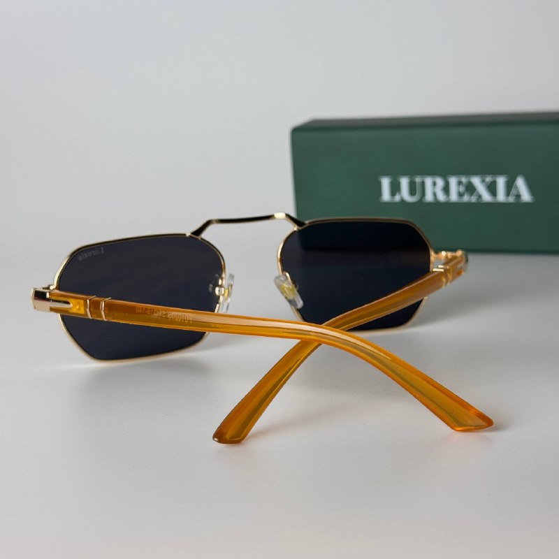 Lurexia Rectangular - Gold Black