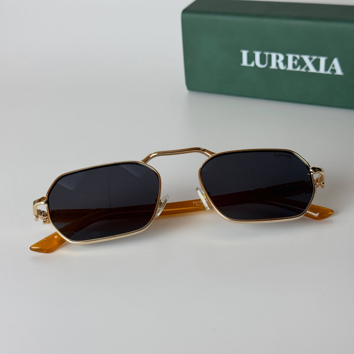 Lurexia Rectangular - Gold Black
