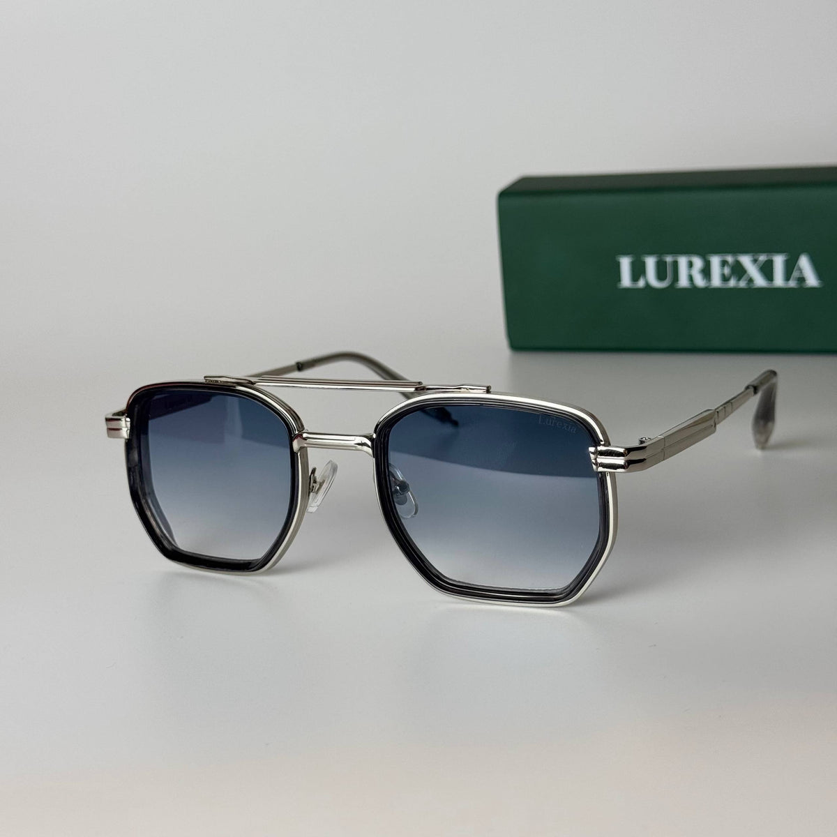 Lurexia Double Bridge - Silver Blue