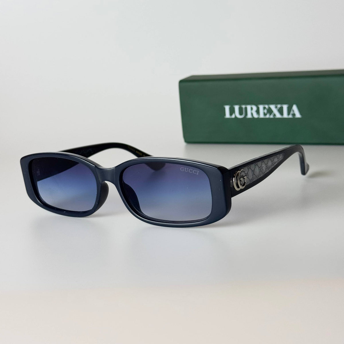Gucci GG4843S Rectangle - Black Blue Gradient