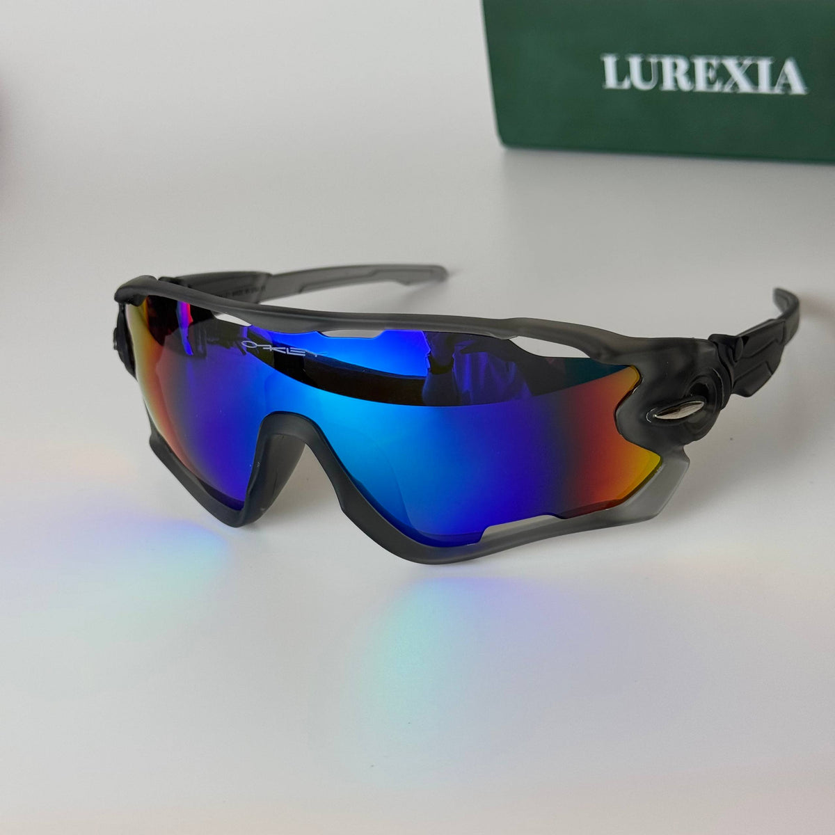 Oakley OO4844 Shield - Matte Black Blue Mirror