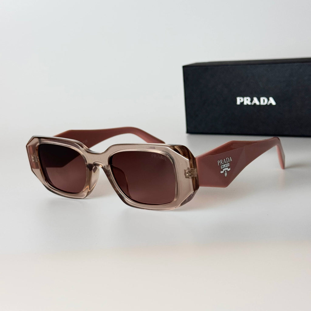 Prada PR17 Rectangular - Nude Pink