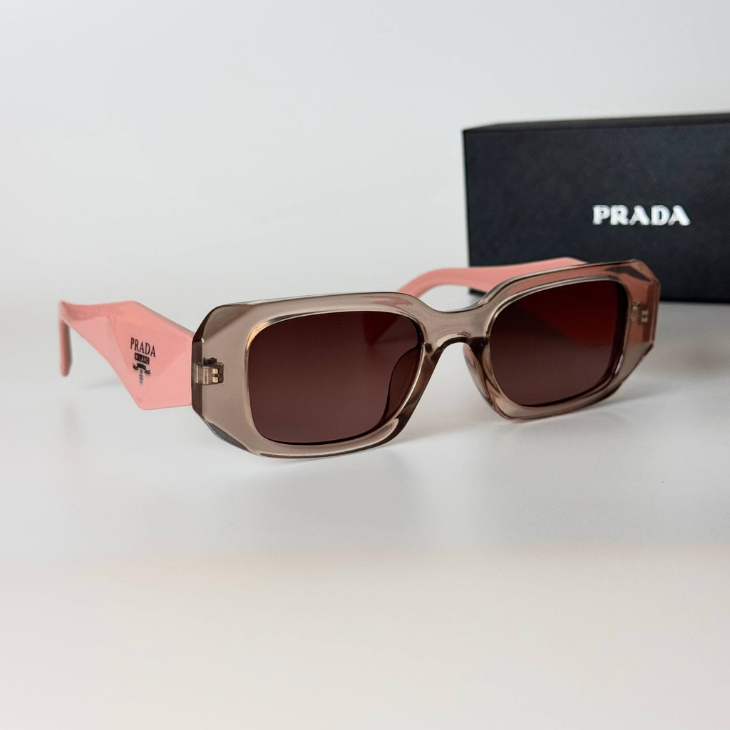 Prada PR17 Rectangular - Nude Pink