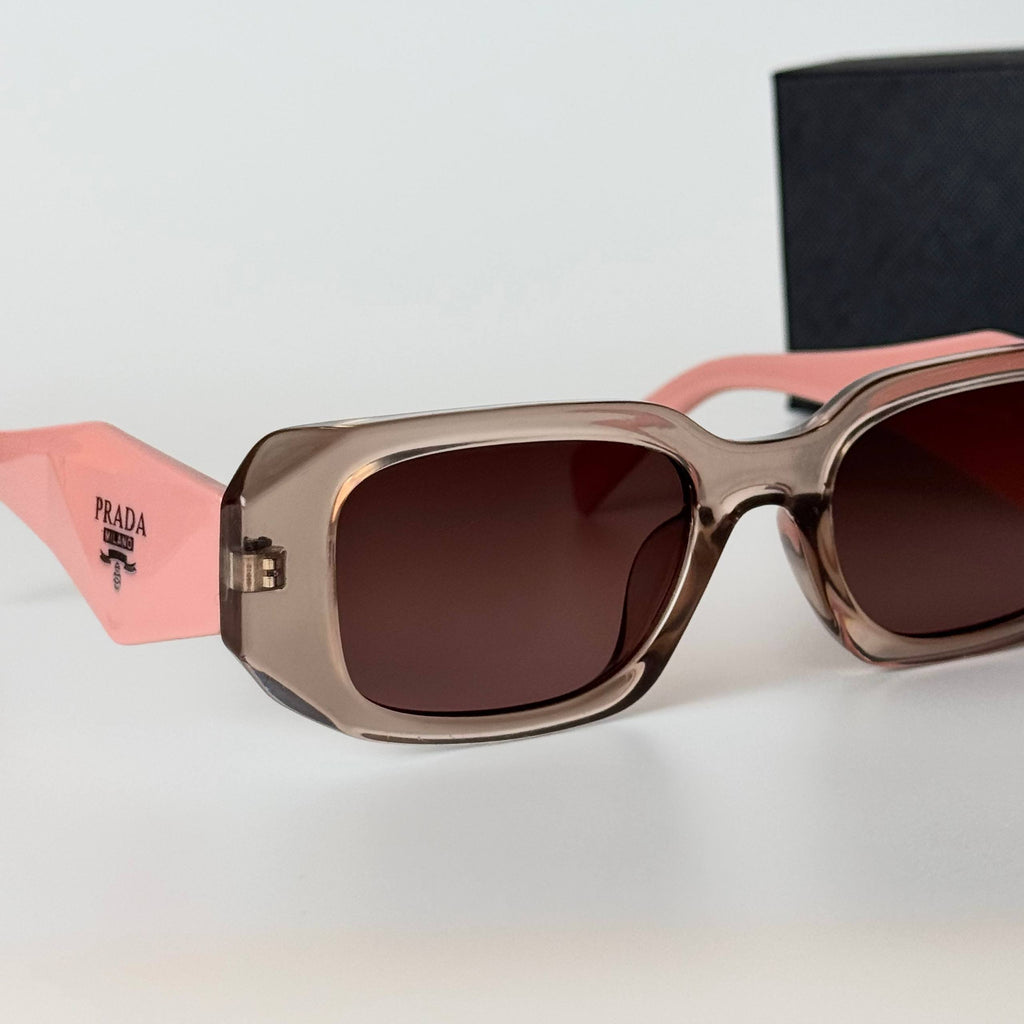 Prada PR17 Rectangular - Nude Pink