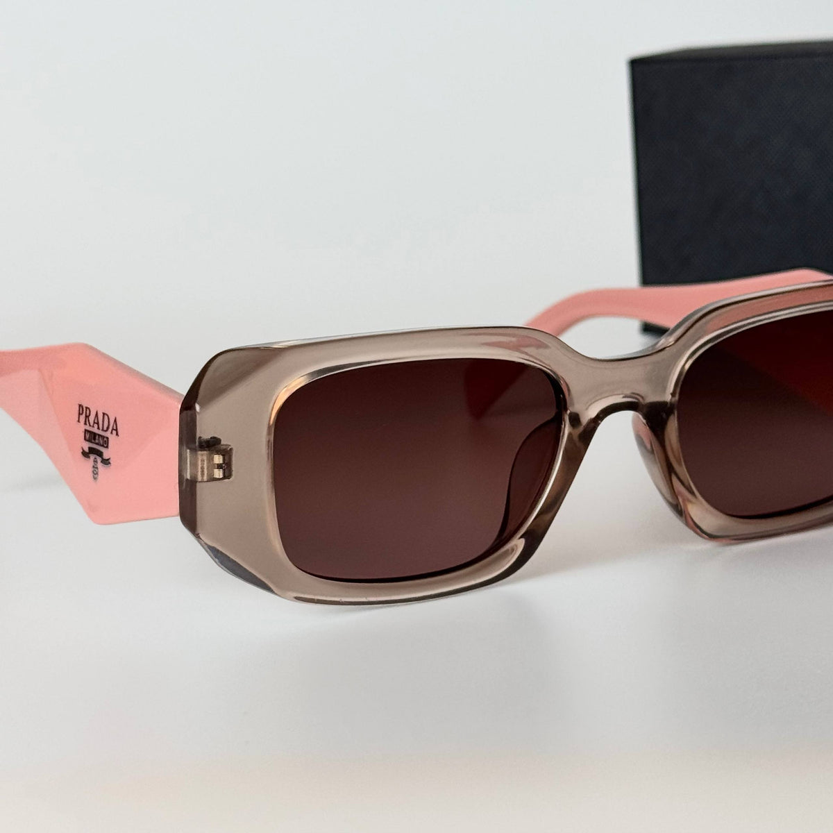 Prada PR17 Rectangular - Nude Pink