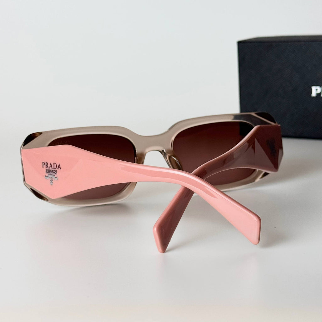 Prada PR17 Rectangular - Nude Pink