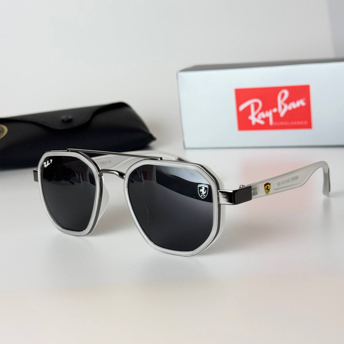 Ray-Ban Ferrari Double Bridge - White